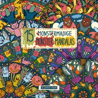 Vorschau - Arbeitsblätter - Mandala Malbuch: Monstermäßige Monstermandalas Halloween Kopiervorlage Mandala - Deckblatt