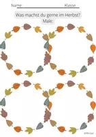 Vorschau - Arbeitsblätter - HERBSTWERKSTATT / HALLOWEEN PAKET - 1. und 2. Klasse - Seite 1