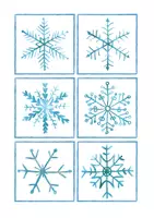 Vorschau - Fördermaterial/Inklusion - Paare finden, visuelle Wahrnehmung im Winter, Schneeflocken - Seite 2