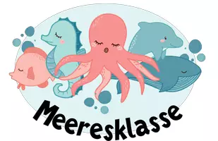 Vorschau - Mal- und Bastelvorlagen - Materialpaket (mitwachsend) Meeresklasse Mottoklasse Meer Klassenmaskottchen - Seite 2