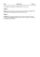Vorschau - Test - Frank Wedekind: Frühlings Erwachen - Klassenarbeit mit Erwartungshorizont (zu II,1) - Seite 1