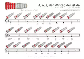 Vorschau - Audio-Dateien - Kinderlied für Glockenspiele - A, a, a, der Winter, der ist da - Seite 3