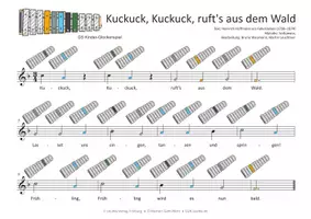 Vorschau - Audio-Dateien - Kinderlied für Glockenspiele - Kuckuck, Kuckuck, ruft‘s aus dem Wald - Seite 2