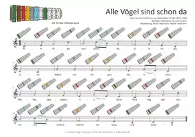 Vorschau - Audio-Dateien - Kinderlied für Glockenspiele - Alle Vögel sind schon da - Seite 2