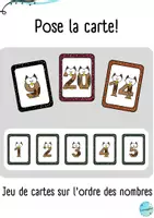 Aperçu - Jeux - Ordre des chiffres: Pose la carte! (jeux, hiboux) - Page de couverture