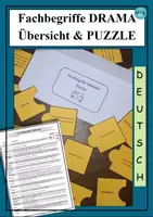 Vorschau - Spiele - Fachbegriffe Drama - 3 Spiele im Sparpaket mit Merkblatt - Seite 1