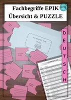 Vorschau - Spiele - Fachbegriffe EPIK: Übersicht & PUZZLE - Deckblatt