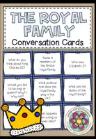 Vorschau - Fördermaterial/Inklusion - The Royal Family - Conversation Cards - Deckblatt