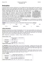 Vorschau - Arbeitsblätter - Binärzahlen - Einführung - Deckblatt