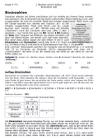 Vorschau - Arbeitsblätter - Binärzahlen - Einführung - Seite 3
