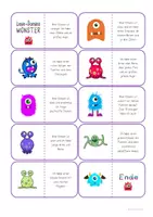 Vorschau - Spiele - Lese-Domino - Monster - differenziert - Seite 3