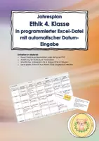Vorschau - Lehrpläne/Lehrermaterial - Materialpaket Jahrespläne für 4. Klasse - Seite 1