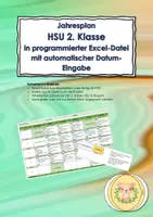 Vorschau - Lehrpläne/Lehrermaterial - Materialpaket: Jahresplan 2. Klasse - Seite 1