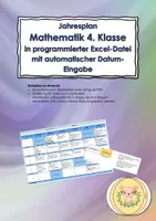 Vorschau - Lehrpläne/Lehrermaterial - Materialpaket Jahrespläne für 4. Klasse - Deckblatt