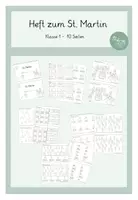 Vorschau - Arbeitsblätter - Mini Heft St. Martin Klasse 1- 10 Seiten - Seite 1