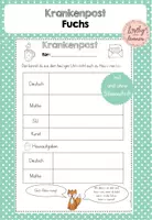 Vorschau - Anderer Materialtyp - Krankenpost - Fuchs (verschiedene Versionen) - Deckblatt