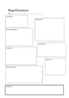 Vorschau - Arbeitsblätter - Begriffsanalyse - Deckblatt