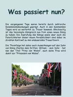 Vorschau - Arbeitsblätter - Arbeitsheft: Charles III. ist König von England nach dem Queen Elizabeth II tot ist - Seite 2