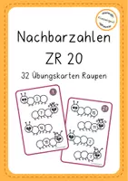 Vorschau - Aufgabenkarten - Nachbarzahlen ZR20 - Deckblatt
