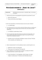 Vorschau - Arbeitsblätter - Wie ist Sprache entstanden? - Theorien über den Ursprung der Sprache (Abiturschwerpunkt 2024) - Seite 3