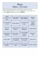 Vorschau - Arbeitsblätter - Bingo Spiel - C'est moi - Seite 3