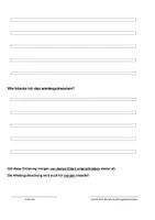Vorschau - Anderer Materialtyp - Reflexionsbogen - Unterrichtsstörungen - Verhalten reflektieren - Seite 1