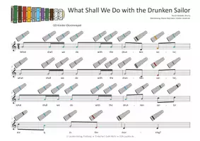 Vorschau - Audio-Dateien - Evergreens für Glockenspiele - What Shall We Do with the Drunken Sailor - Seite 3