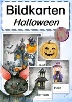 Vorschau - Bildkarten - Bildkarten Halloween - Deckblatt