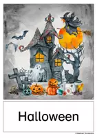 Vorschau - Bildkarten - Halloween - Flash Cards / Bildkarten - Seite 1