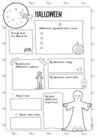 Vorschau - Arbeitsblätter - Halloween in Sketchnotes - 3 versions (Englisch) - Seite 3