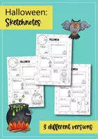 Aperçu - Matériel pour travaux manuels / dessin - Halloween in sketchnotes (Anglais) - Page 2