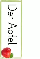 Vorschau - Präsentationen/Tafelbilder - Die Teile des Apfels - Bestandteile - Tafelmaterial - Seite 3