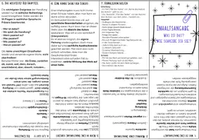 Vorschau - Mal- und Bastelvorlagen - Faltbuch Inhaltsangabe - Was ist das? Wie schreibe ich sie? - Seite 1