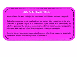 Vista previa - Tarjetas / Manipulativos - Expresamos los sentimientos - página 2