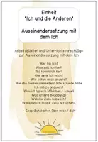 Vorschau - Unterrichtsreihen - Einheit Ich und die Anderen - Auseinandersetzung mit dem Ich - Deckblatt