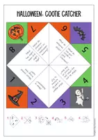 Aperçu - Matériel pour travaux manuels / dessin - Halloween Cootie Catcher; Jeu (Anglais) - Page 3