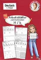 Vorschau - Arbeitsblätter - Buchstabe H Arbeitsblätter | Einführung Druckschrift Klasse 1 - Deckblatt