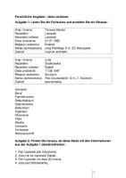 Vorschau - Anderer Materialtyp - Polnisch A1 Persönliche Angaben mit Lösungen - Seite 1