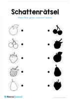 Vorschau - Arbeitsblätter - Vorschule: Schattenrätsel (Visuelle Wahrnehmung) - Seite 2