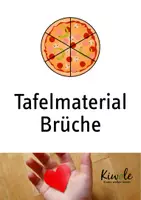 Vorschau - Präsentationen/Tafelbilder - Tafelmaterial Einführung Brüche und Bruchrechnung - Deckblatt
