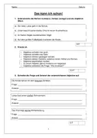 Vorschau - Arbeitsblätter - Kompetenzüberprüfung Rechtschreibung - Deckblatt