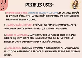Vista previa - Unidades / Secuencias / Situaciones de Aprendizaje - Secuencias Rítimicas y Compases 🎼🎵🎤🥁 - página 1