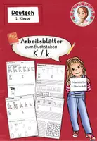 Vorschau - Arbeitsblätter - Buchstabe K Arbeitsblätter | Einführung Druckschrift Klasse 1 - Deckblatt