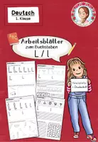 Vorschau - Arbeitsblätter - Buchstabe L Arbeitsblätter | Einführung Druckschrift Klasse 1 - Deckblatt