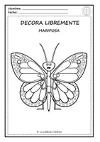 Vista previa - Hojas de trabajo - FICHAS PARA COLOREAR LOS INSECTOS ANIMALES - página 3