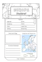 Vorschau - Arbeitsblätter - Europa-Steckbrief für den Geografie- und Erdkundeunterricht – Ideal zur Recherche und Gestaltung europäischer Länder - Seite 1