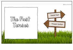 Vorschau - Arbeitsblätter - Simple Past & Present Perfect: Flipbook - Seite 1