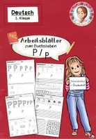 Vorschau - Arbeitsblätter - Buchstabe P Arbeitsblätter | Einführung Druckschrift Klasse 1 - Deckblatt