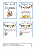 Vorschau - Spiele - Lesespiel Karneval - Seite 1
