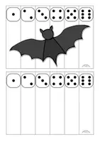 Vorschau - Spiele - Puzzle, Würfelspiel & Schneideübung „FLEDERMAUS“ (Zahlen bis 6 & Würfel) - Seite 2